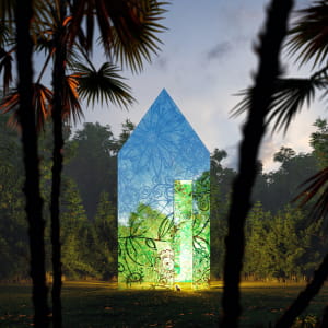 Inside the garden | The glass house sculpture