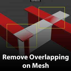 How to remove overlapping on Mesh