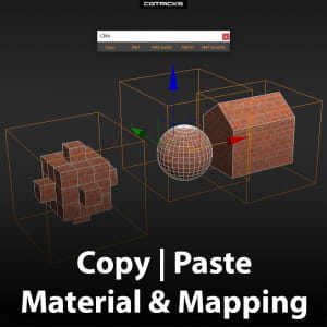 How to Copy Paste Material and Mapping in 3dsMax | Kotiger