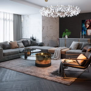 3D Visualization of living room