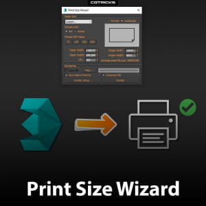 Print Size Wizard | 3dsMax Tips