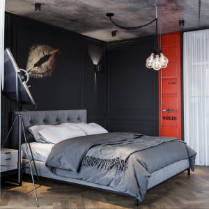 Studio apartment in Minsk