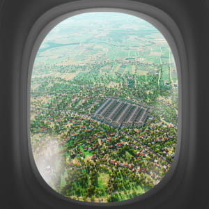 Airplane Window Views
