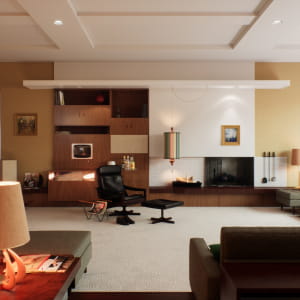 &quot;don&quot; - A recreation of Don Drapers UES Apartment from the TV Show Mad Men