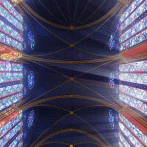 la sainte chapellel l , upper chapel-paris