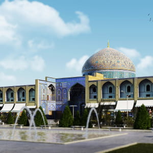 view of Sheikh Lotfollah Mosque