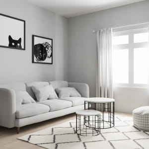 Blender archviz tutorial - Scandinavian Living Room