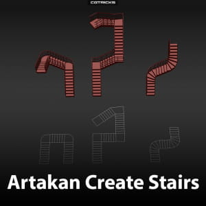How to create quickly stairs in 3dsMax