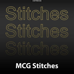 How to create stitches in 3dsMax