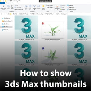 How to show 3ds Max thumbnails