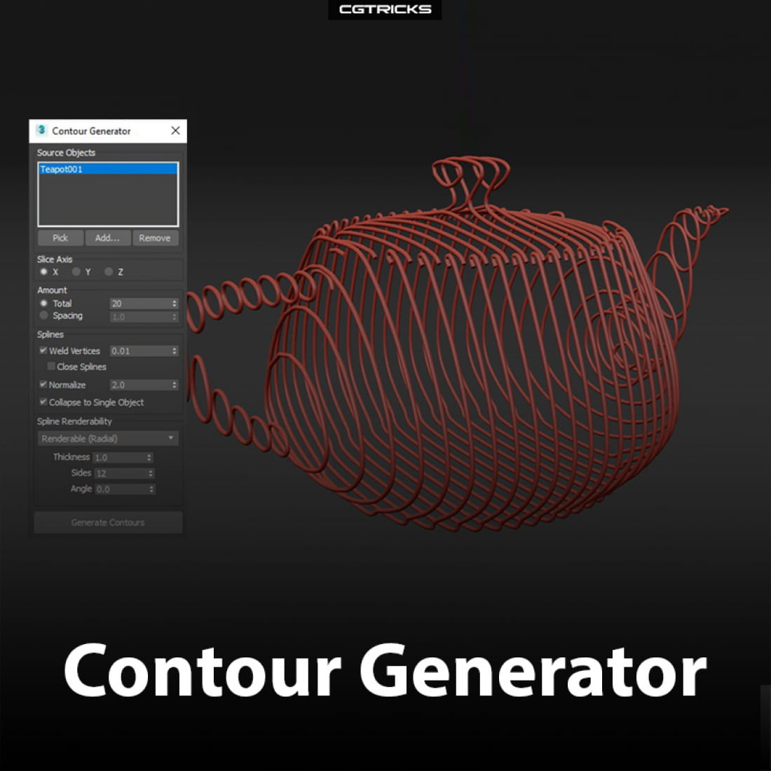 contour-generator-3dsmax-script