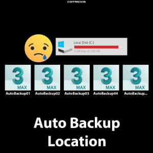 How To Find Or Change The Auto Backup Location For 3ds Max Files?