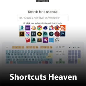 Shortcuts Heaven | Shortcuts For All Important 2D / 3D Programs