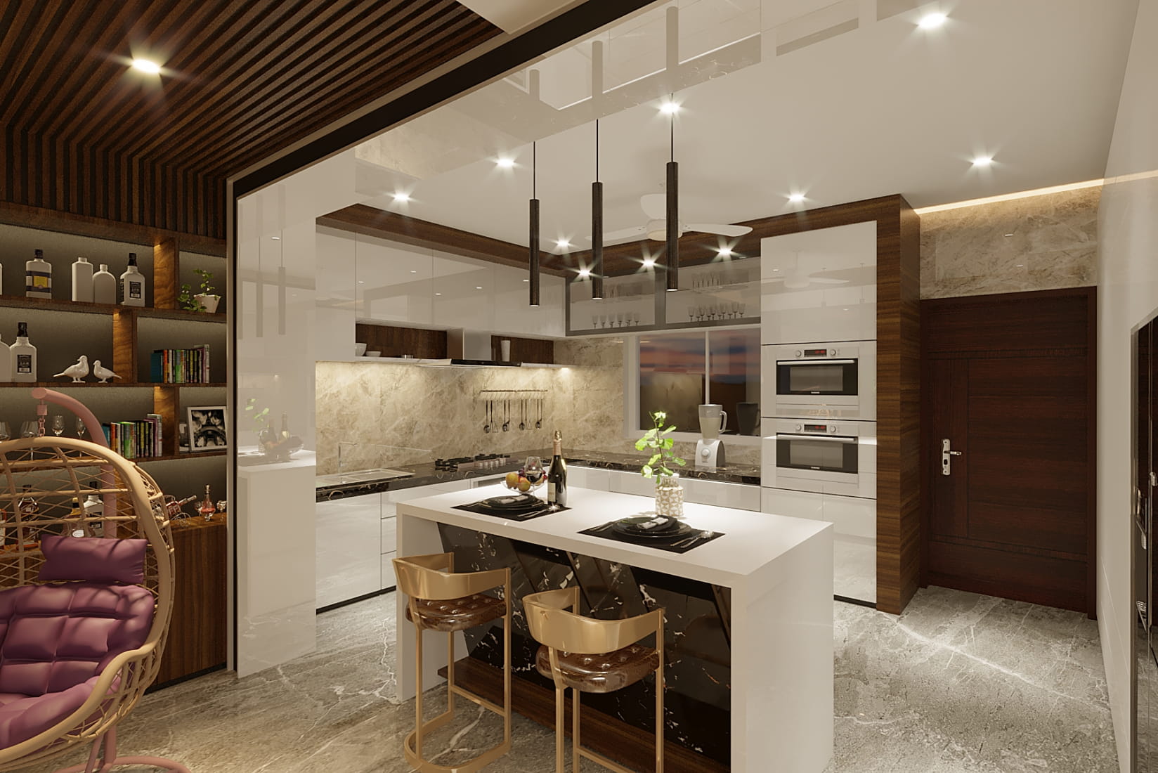 living-dining-kitchen