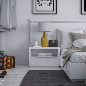 White Modern Bedroom Interior Design