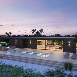 Modern Luxury Pool House in US