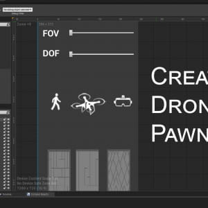 Create a drone pawn in UE4