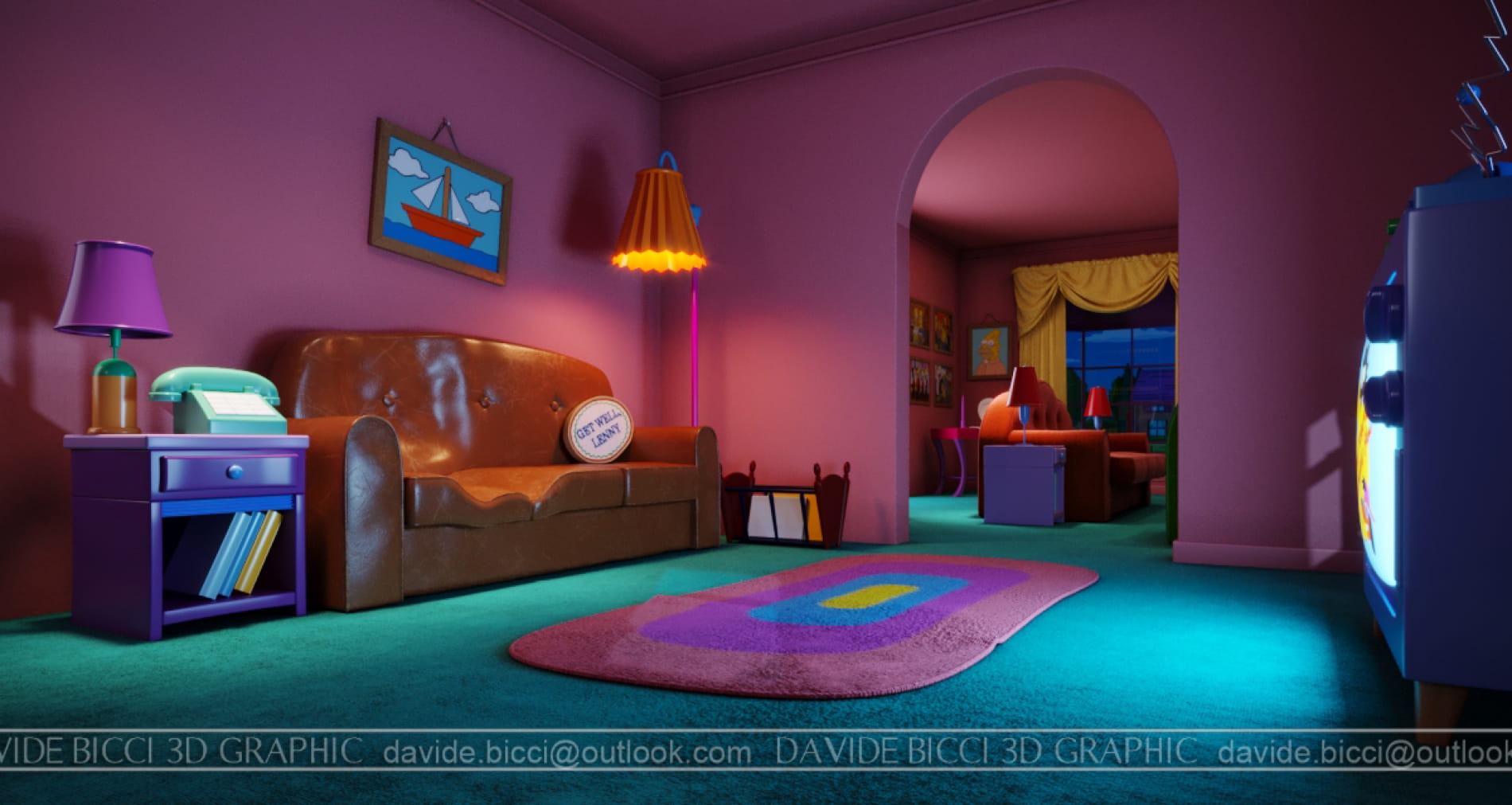 The Simpsons house - Project - Evermotion