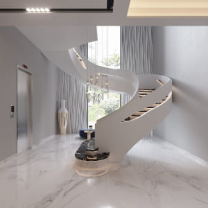 Spiral Staircase CGI