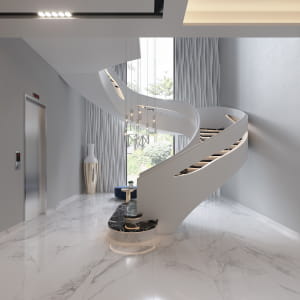 Spiral Staircase CGI