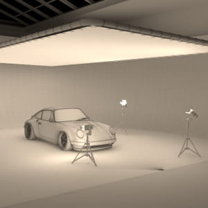 Porsche 911 Singer Edition | Studio Setup and Front View