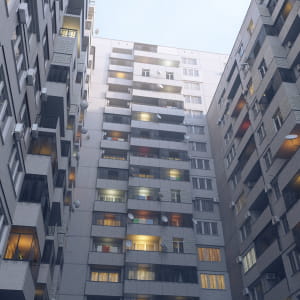 Procedural Precast Concrete Apartment Blocks
