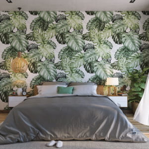 Green Interior Bedroom