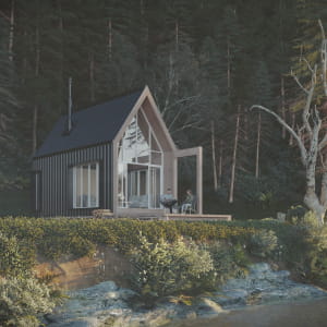 Cabin Architecture Visualization