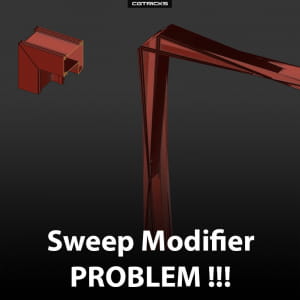 Sweep Modifier Problem | How to fix it?