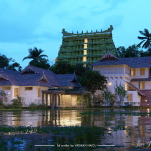 The Padmanabhaswamy temple