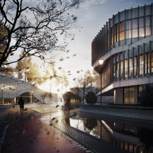 Conceptual design and visualization of Municipal complex in Poland