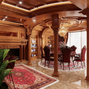 Resalat Office - Luxury Wooden Design