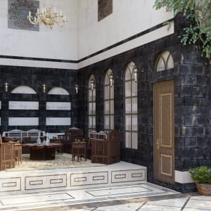 A traditional Damascene house