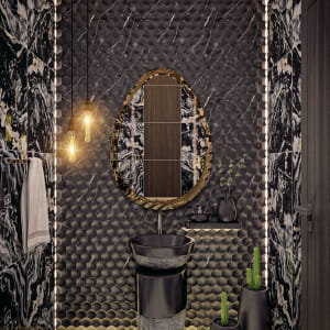 Dark Bathroom