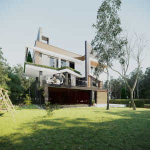 villa,modern