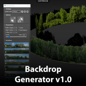 New 3DSMax Script Released – Backdrop Generator V1.0