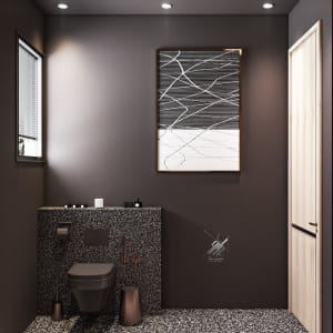 Black Bath Room