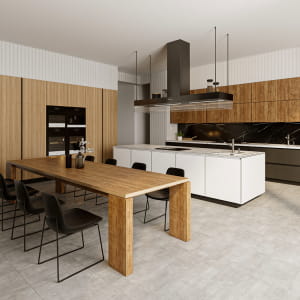 Tiffany Kitchen - N2Q STUDIO - Outsourcing 3D Rendering Services