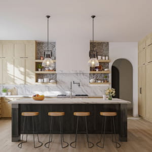 Hannah Dinning &amp; Kitchen - N2Q STUDIO - Outsourcing 3D Rendering Services
