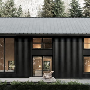 Black Metal Cabin