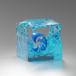 Fluid animation made with blender
