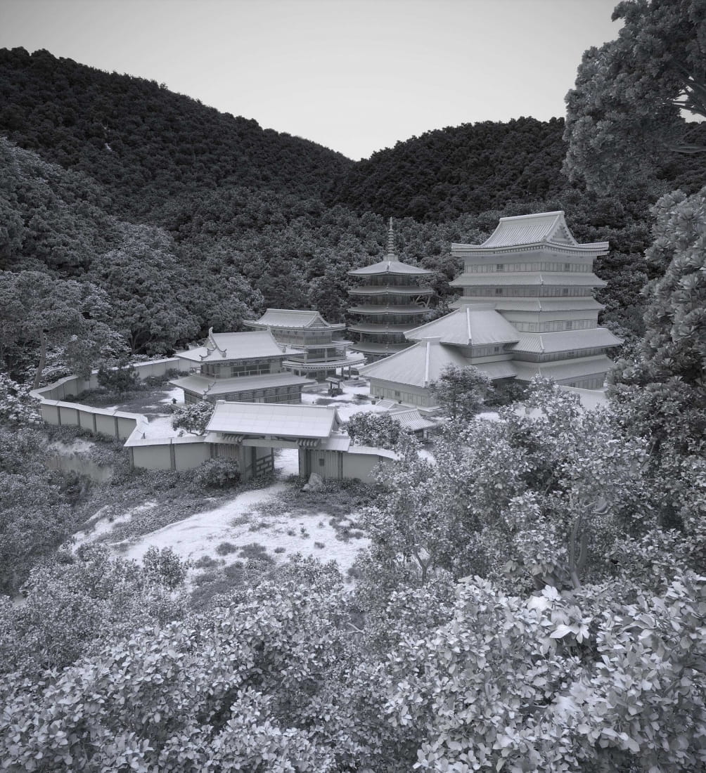 buddhist-temple-complex-in-japan