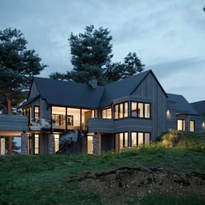 Cottage in wood