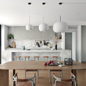 Bright kitchen