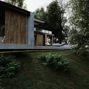 Forest house