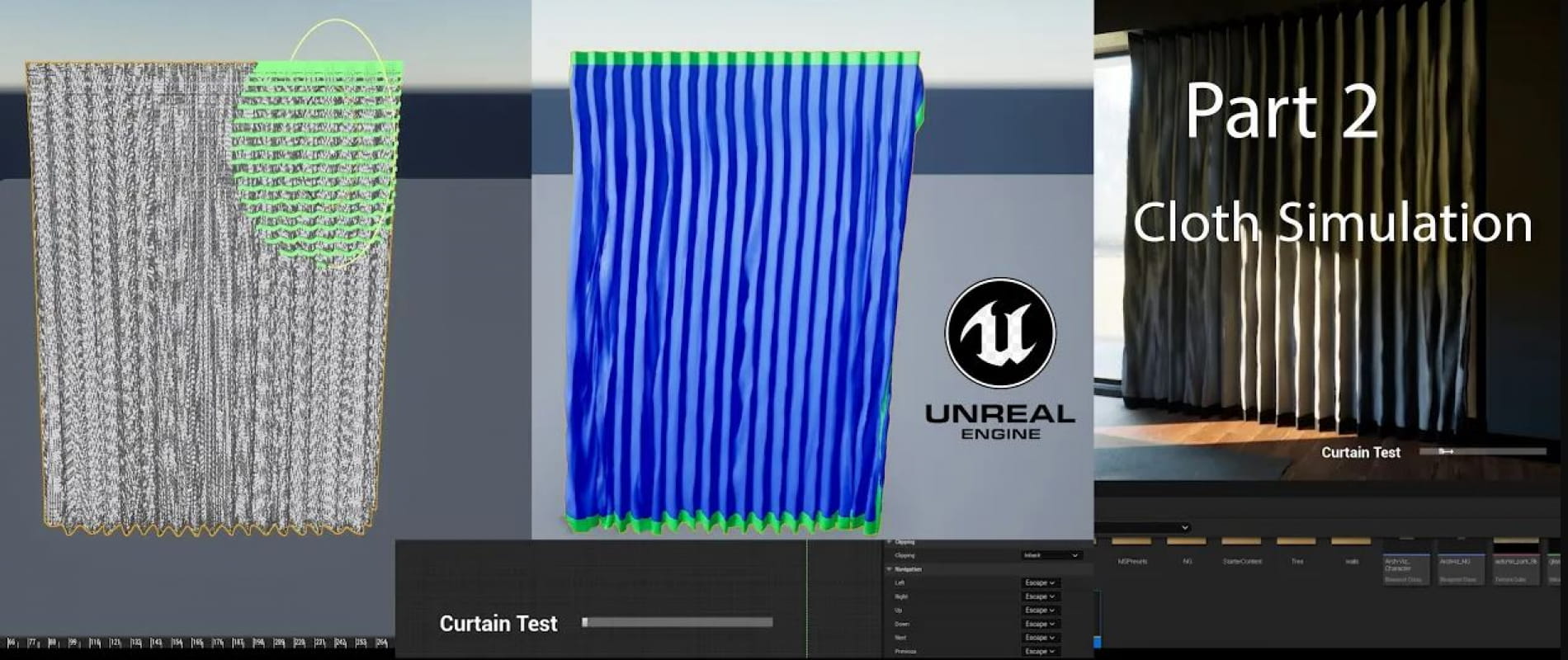 part-11-2-unreal-engine-5-cloth-simulation-curtains