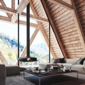 Wood House Interior