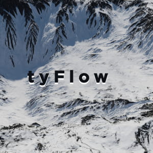 TYFlow 3D Terrain in 3Ds Max & Vray