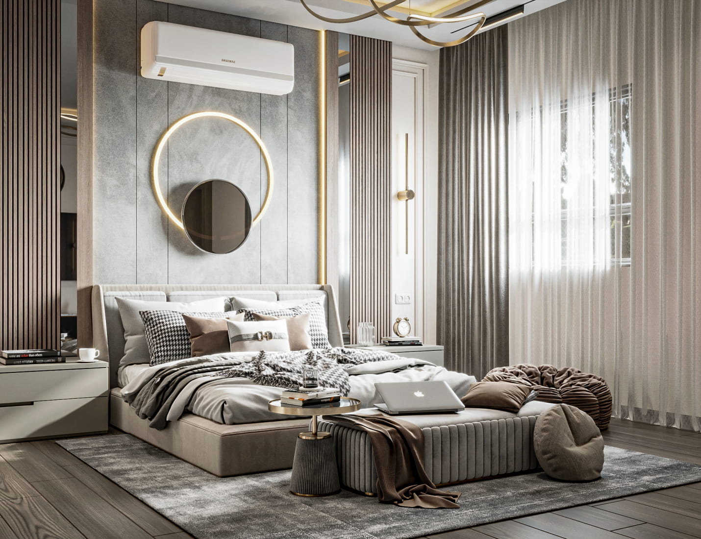 Elegant Bedroom Desing - Project - Evermotion
