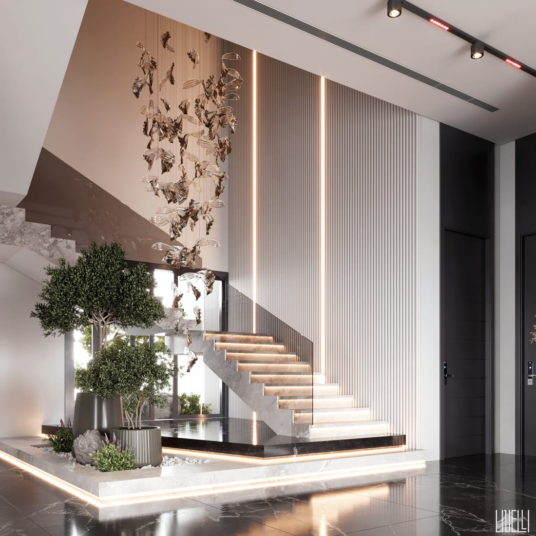 Luxury-Modern Villa in UAE - Project - Evermotion